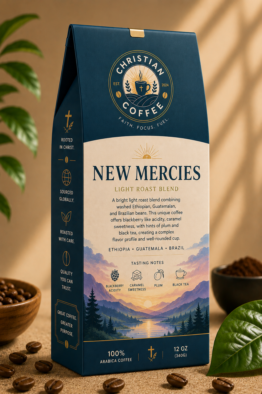 New Mercies™ – Light Roast Blend 12oz